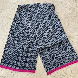 Michael Kors Signature Scarf Reversible 66” X 9”